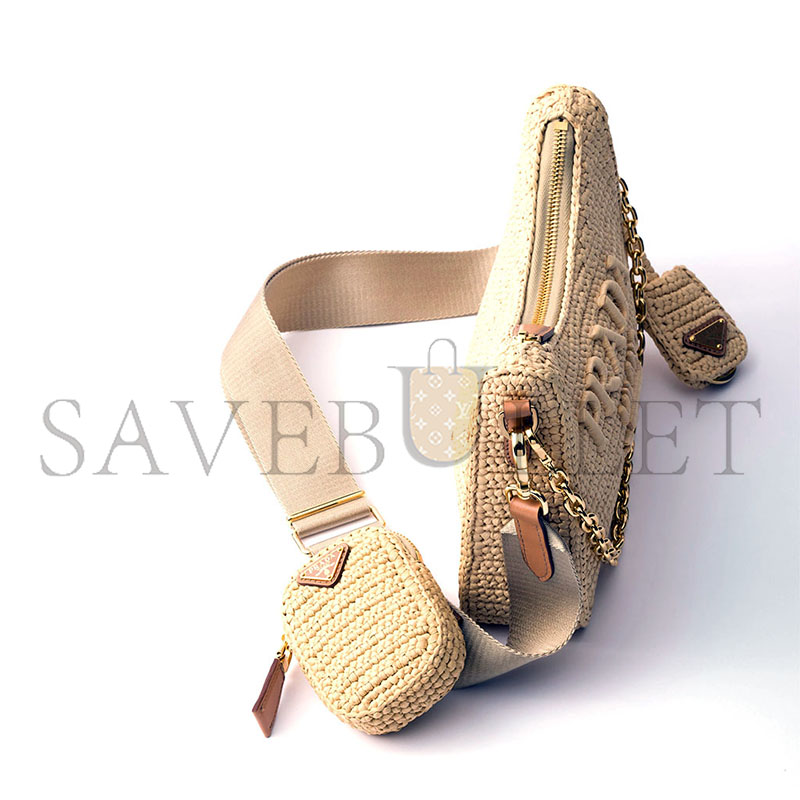 Pra*a re-edition 2005 crochet bag 1bh204 (22*18*6cm)